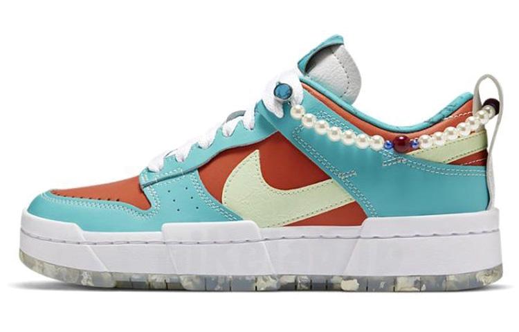 Nike Dunk Low Disrupt Бело-зелено-фиолетовый 'White Green' Женские DC3282-013