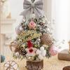 Dreamy White Christmas Tree For Festive Decoration Home Desktop Ornaments Christmas Decorations