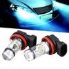 100 Вт Светодиодная Автомобильная Противотуманная Фара H8 H9 H11 360 Градусов, Супер Белый 6000K Комплект Ламп с Высокой Яркостью 1000 Лм для Фары, Дневной Ходовой Огонь