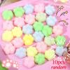 10pcs TPR Decompression Toy Stick-slip Cat's Paw Pinch Toy New Mini Cat's Paw Squeeze