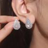 Простые и универсальные серьги-подвески со стразами Ab Premium Sense Of Niche Design Temperament Earrings Women's Earrings