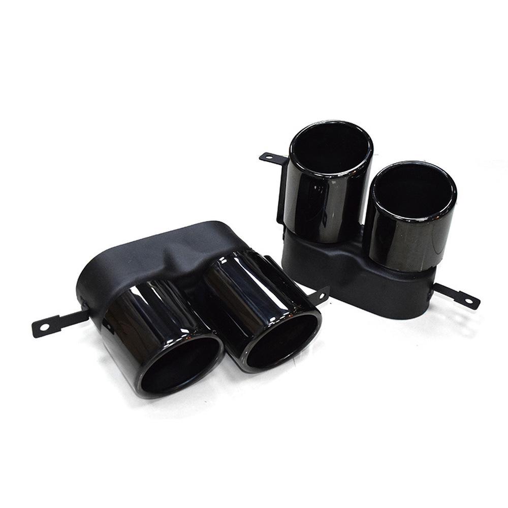 Compatible with 2017-2022 BMW 320i/330i/G20/G28 Gloss Black Exhaust Tailpipe.