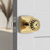 Замок для невидимой двери из массива дерева и цинкового сплава с одним язычком, магнитный, двусторонний, в форме тыквы, латунный сферический замок, для помещений