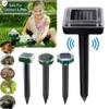 Ultrasonic Solar Power Repellent Repeller Snake Mole Repellent Solar Animal Repellant  Outdoor