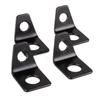 Set of 4, 4 Point Seat Belt Hooks, Racing Seat Belt, For Fixing, L-Shaped
