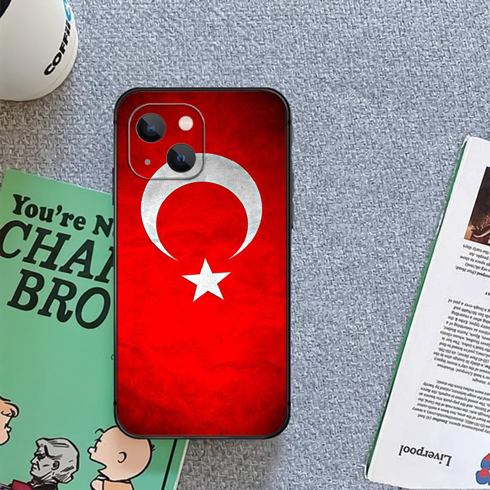 Чехол для телефона с турецким флагом Турции, чехол для Iphone Xiaomi Mi Samsung Galaxy Redmi Note AS 11 12 13 14 15 22 23 24 5G Pro Plus Max Fe Ultra