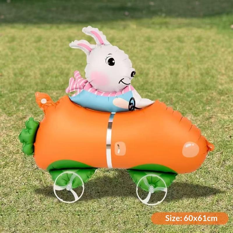 4D светящиеся фольгированные воздушные шары в виде слона на подставке с колесом для детского дня рождения, вечеринки в честь рождения ребенка.