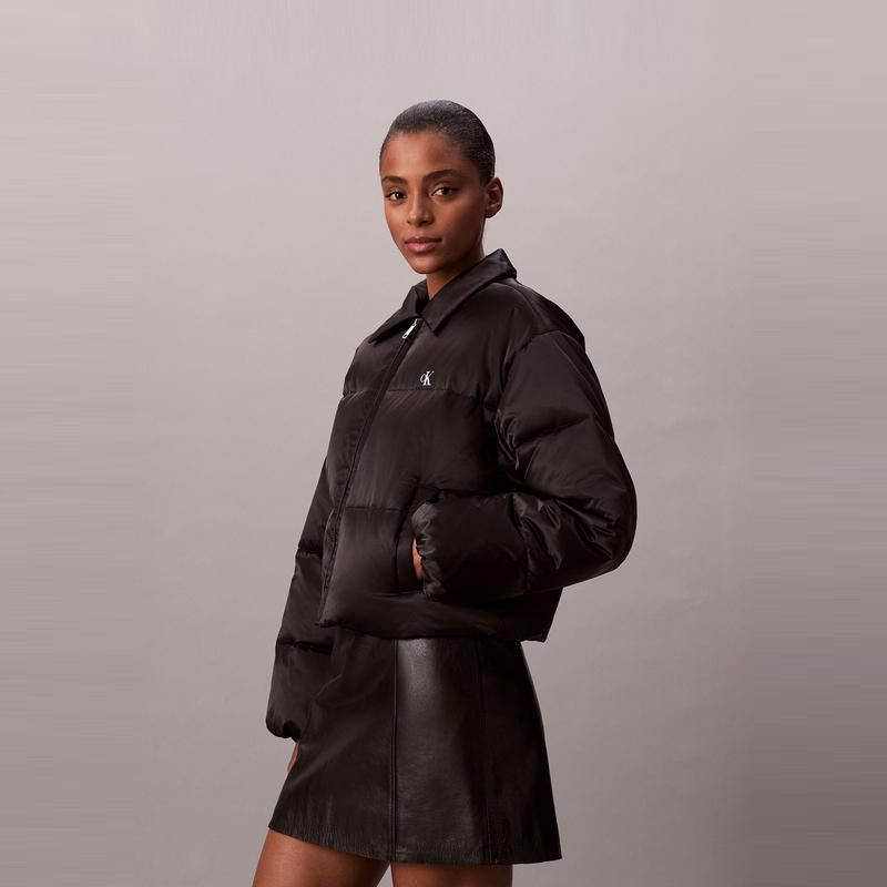 Calvin Klein Повседневная куртка свободного кроя с вышивкой букв, женская куртка 47D594G