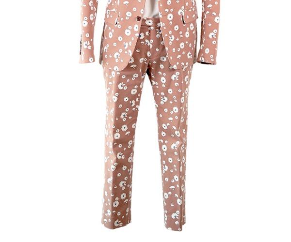 Gilommeu Flower Suit Pants Gil-St03