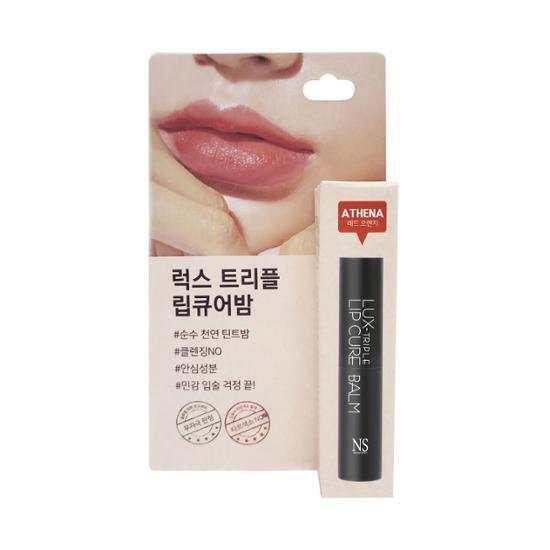 Choose 1 of 4 Natural Shine Luxe Triple Lip Cure Balms, Korean Cosmetics