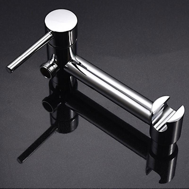 Modern Shut-off Brass Chrome Finish Eco-Friendly Multi-Function Toilet Bidet Sprayer Shattaf Set Ceramic Valve Core Diverter