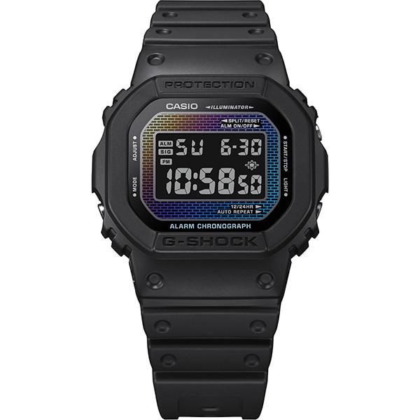 Casio Мужские часы G-SHOCK DW-5600RW-1JF [G-SHOCK Brick Pattern Design] Square Watch Black Digital