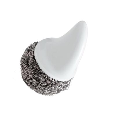 Проволочная щетка с шариками Инструмент для чистки Чаша Скребок для посуды Бытовые принадлежности Скребок Ручка из нержавеющей стали Кухонный гаджет Пылеудаляющее средство