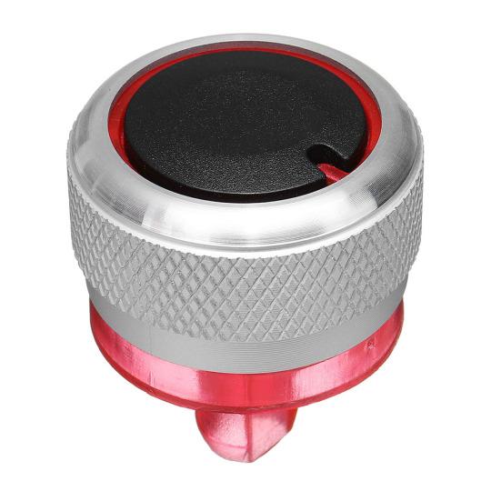 3 шт., набор кнопок переключателя обогревателя кондиционера из алюминиевого сплава для Peugeot 206 207