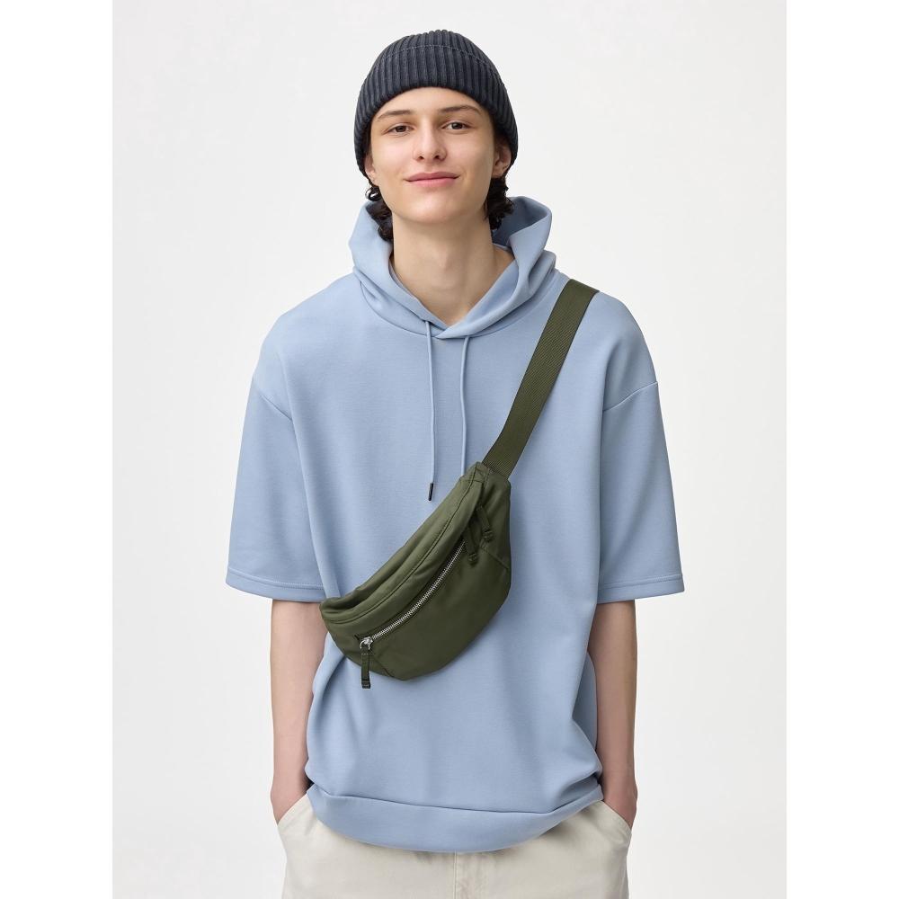 Поясная сумка из нейлонового твила Gu+e