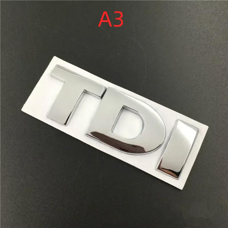 3D Металлические Буквы TDI Эмблема Значок Наклейка Наклейки