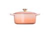 Литая эмалированная кастрюля Le Creuset Signature Cocotte Ronde 22 см, совместимая с газовой духовкой IH, японская [Авторизованный продукт]