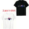 I Love Australia Pattern Print Men's T-shirt Summer Men's and Women's Casual Fashion Tops Men's Short Sleeve T-shirt Oversize Clothing