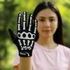 1 Pair Skull Ghost Claw Cycling Gloves Skeleton Design Touchscreen Gloves  Halloween