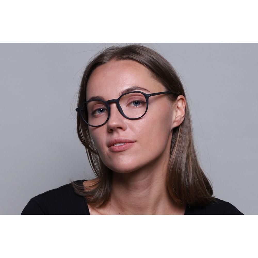 Full Rim Oval Black Smartbuy Collection Aulav Ac10 Fashion Unisex Eyeglasses