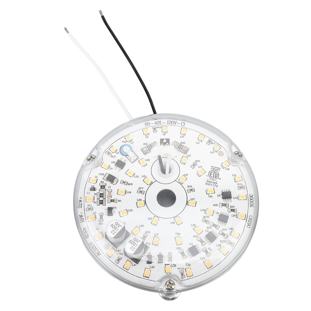 3.93in Ceiling Fan LED Light Replacement Professional Dimmable 18W AC120V 2000lm Magnetic Mount LED