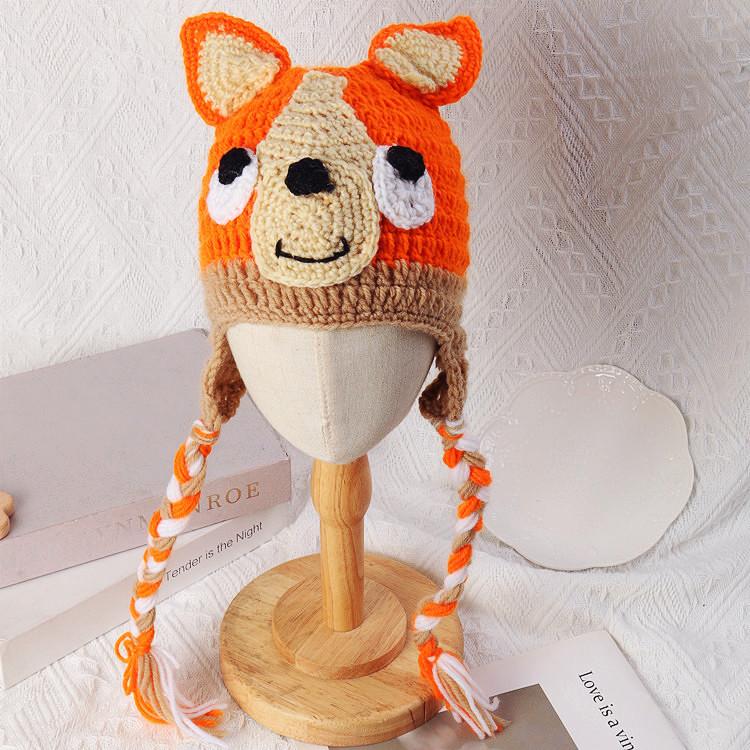 Новая вязаная крючком шапка-осьминог с цветными блоками, персонализированная и модная шапка-пуловер для взрослых