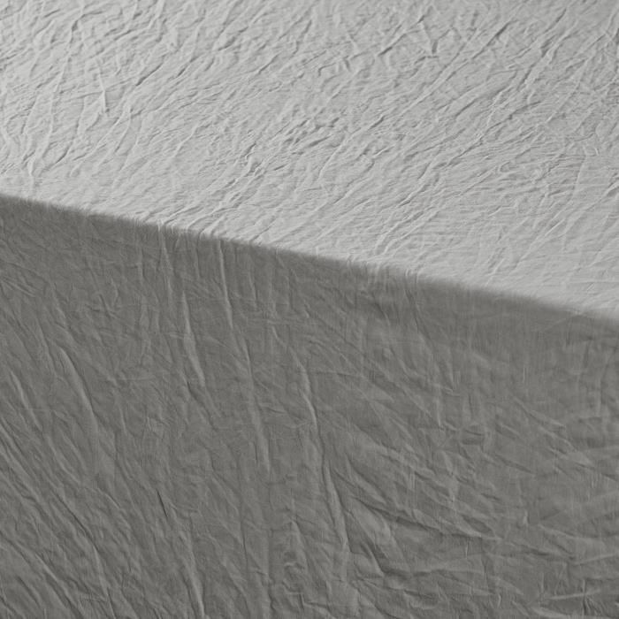 Nappe - Suzy - Rectangulaire - 140 x 240 cm - Microfibre lavée - Effet froissé