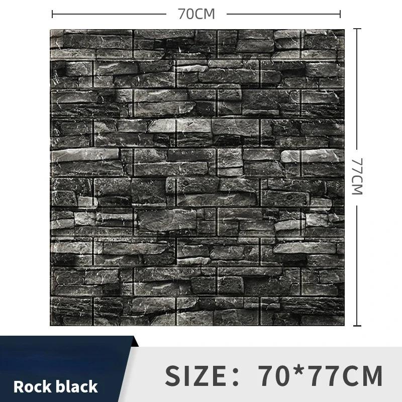 Самоклеящиеся 3D Трехмерные Наклейки на Стену Пенокирпич Узор Декоративные Наклейки Ретро Тренд Фоновые Обои muraux