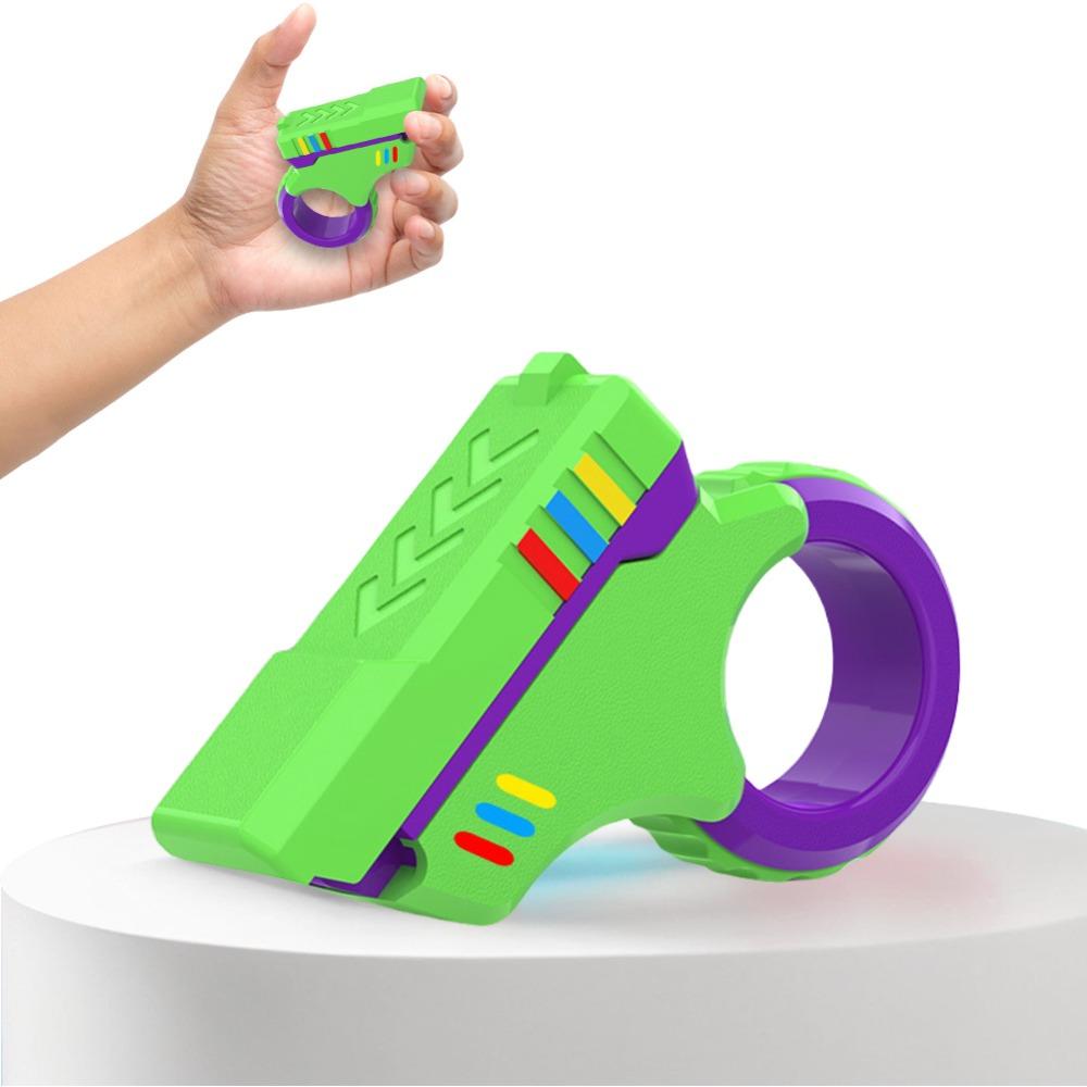 Soothing Rotary Finger Sliders 3D Printed Fidget Ring Toys Portable Spinner Toys  Adult Kids