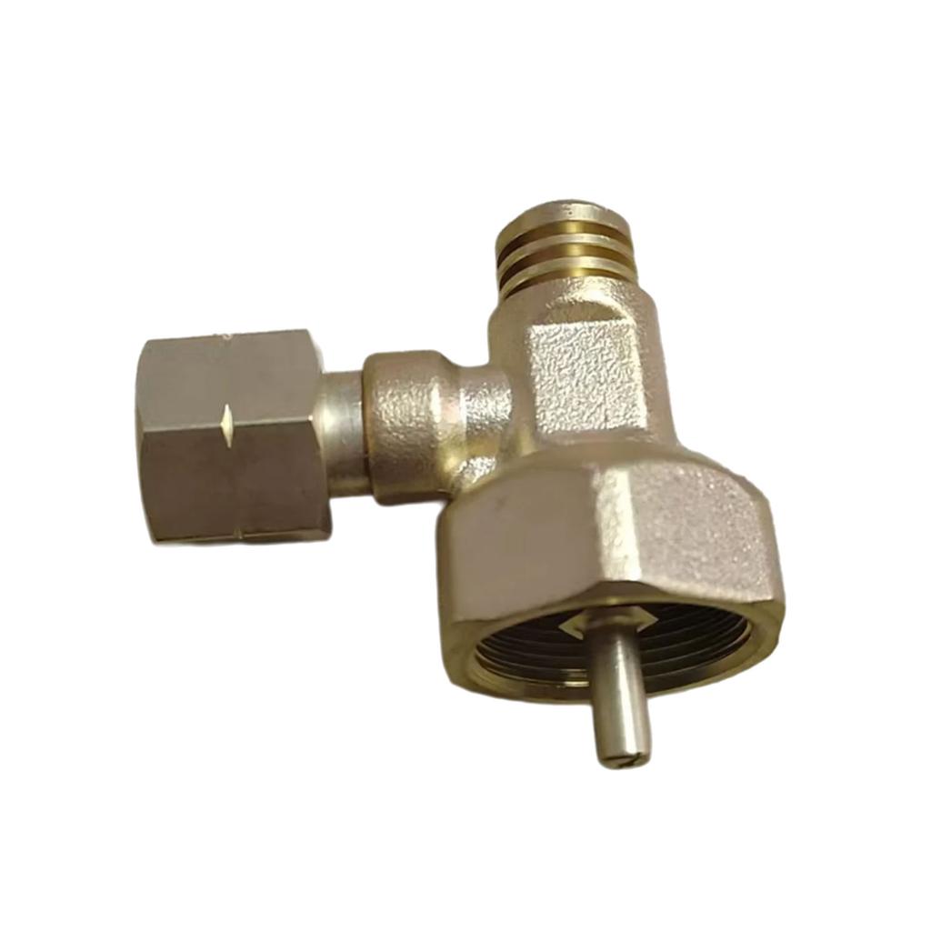 Two Outputs Gas Tanks Conversion Gas Distributor Conversion Head 2 In1 Propane Adapter Extension Gas Furnaces Adapter