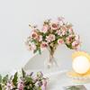 Шелковые Искусственные Цветы Чайные бутоны Розы пион Декор Свадебная стена Свадебные букеты Домашние наполнители для ваз Садовая вечеринка Милые украшения