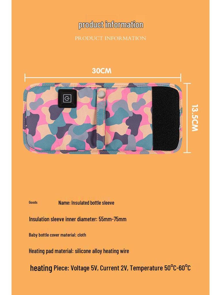 Universal Portable Baby Bottle Insulated Sleeve - Constant Temperature Outdoor Milk Warmer