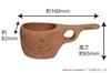 MOOMIN Tougei Kuksa Cup Natural Moomin Series 100ml (Moomin) - Wooden, Wood, Mug,