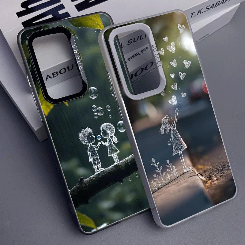 Nature Cute Child Painting Style Shockproof Phone Case for Samsung A17 A16 A15 A14 A37 A57 A36 A56 A26 A35 A55 A25 A34 A54 A24 A