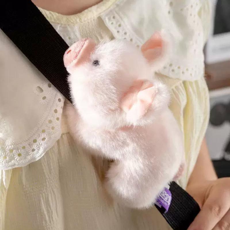 Paba Series Magnetic Plush Lying Figure - Qixi Festival Gift Refrigerator Magnet