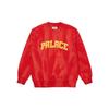 Palace Try-Dye Round Neck Letter Sports Sweatshirt Unisex Sweatshirt Red P20CS015
