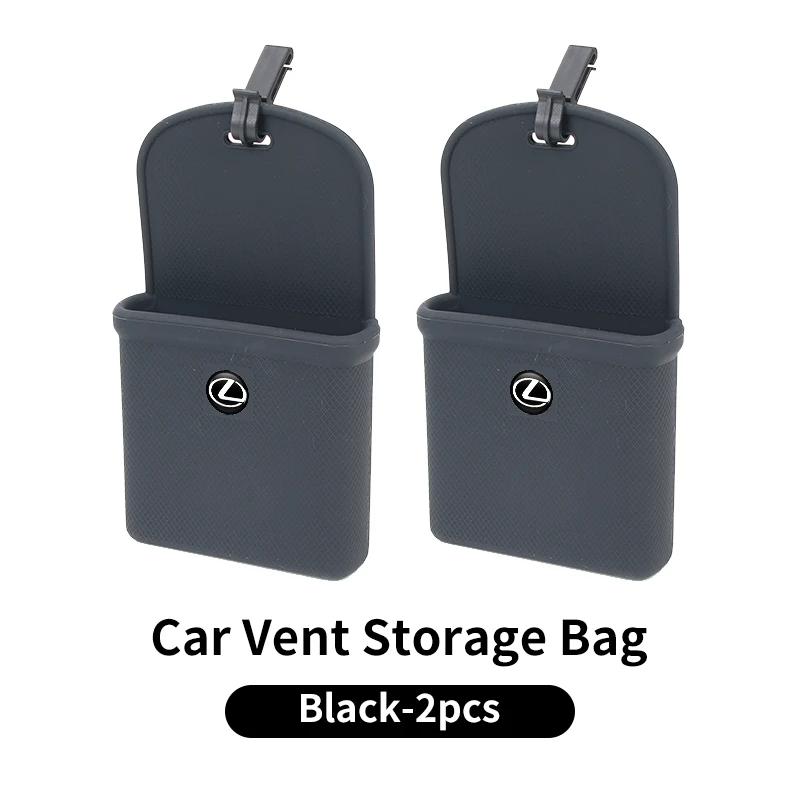 PPFX2 Car Vent Storage Box Storage Bag Tidy Organizer Phone Holder Interior For Lexus F SPORT ES ES300 GS IS GS200 LS LX570 RX300 IS25
