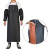 Утолщенный ПВХ фартук 110 см водонепроницаемый фартук для мытья посуды и уборки с 1 парой рукавов, кухонный фартук для приготовления пищи против ожогов для мужчин и женщин