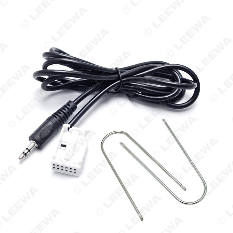 Peugeot 307/308/Citroen AUX Audio Cable with 3.5mm Jack & U-shaped Disassembly Tool