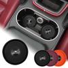 Автомобильные 3D круглые подстаканники для автомобильного напитка, совместимые с Harrier 80-й серии и 60-й, стильный индивидуальный интерьер, силикон с премиальным металлом, удобный автомобильный