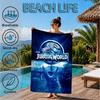 Dinosaur World Beach Towel, Microfiber Beach Towel, Perfect For Pool, Beach, Travel, Home Decor Beach Party Fan gifts