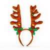 Бант Лось Олененок Рог Женский Плюшевый Ободок для Волос Рога Ободок на Голову Рождественское Украшение Рождественский Ободок