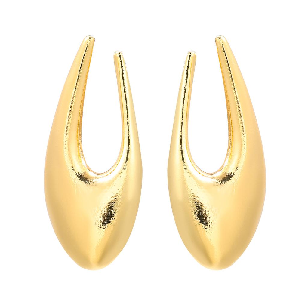 Spring New Alloy Earrings Women's Earrings Minimalist Geometric Metal High End Jewelry Accessories