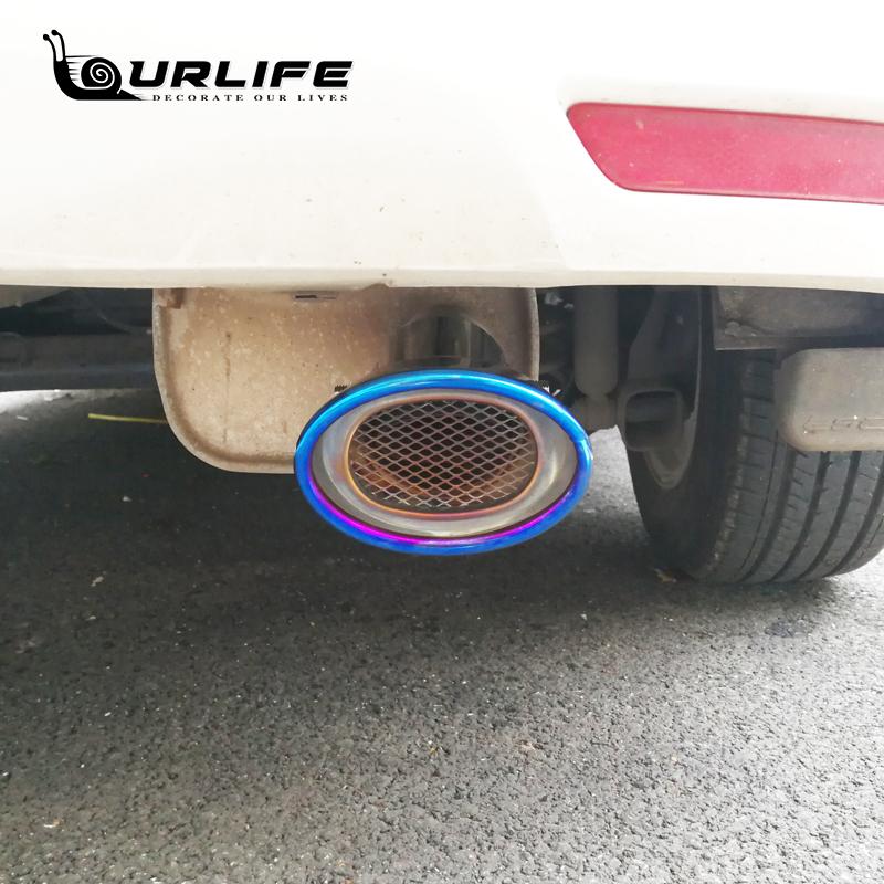 Автомобильный глушитель заднего хвоста, накладки на горло, аксессуары для Ford Focus 2 3 4 Fusion Fiesta MK2 MK3