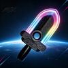 Neon Spinner Gifts for Boys 4-in-1 Spinning Fidget Lightsaber Toy, LED Colorful Light Up Rotatable Blade with Fun Desk Toys Anxiety Motion Sensor