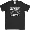 This Is What An Awesome STEP DAD Looks Like T-Shirt Funny Fathers Day Tee