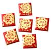 6pcs Traditional 2025 Snake Year Red Envelopes Chinese Style Money Packet Red Pocket  Kids Gift