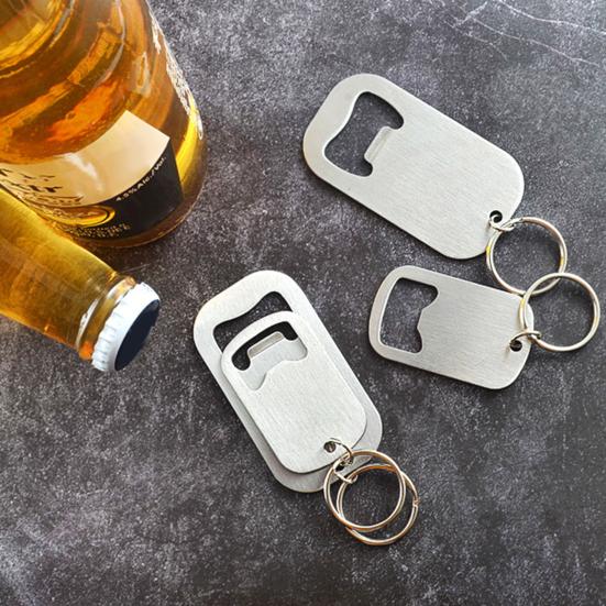 Bottle Opener Simple Operation for Home Portable Keychain Multi-purpose Beer Opener Useful Labor-saving Portable AVE
