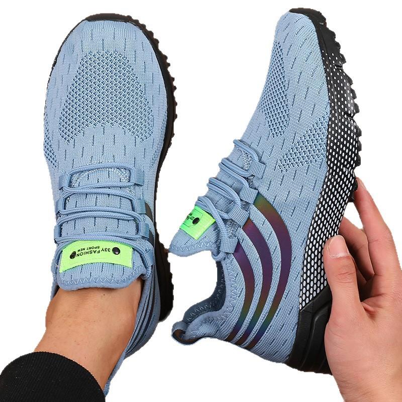 Factory Men's Shoes Large Size Sports Shoes Outdoor Men's Lightweight Running Shoes Breathable Mesh Shoes Men's Casual Shoes