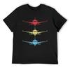Сложенные самолеты - От Aviation Goodies Футболка оверсайз мужская эстетичная одежда мужская футболка